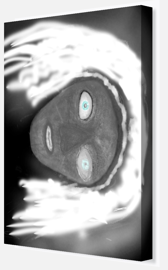 Digital drawing on canvas - sample 3